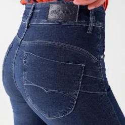 Jeans slim Salsa femme Secret bleu foncé