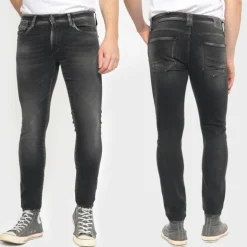 Jogg Jeans Le Temps des Cerises homme 711 noir W5098