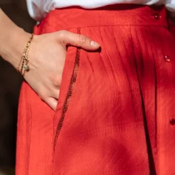 Jupe Freeman T Porter Juliana rouge