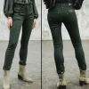 Pantalon / Jeans femme Freeman T Porter Alexa Slim vert