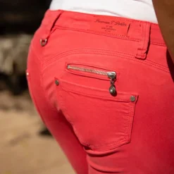 Pantalon 7/8 éme femme Freeman T Porter Alexa Cropped rouge