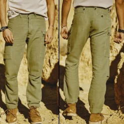 Pantalon Cargo Treillis Freeman T Porter homme Hashes kaki