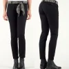 Pantalon chino femme Le Temps des Cerises Lidy noir