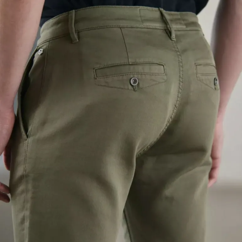 Pantalon chino Freeman T Porter Gino Epic kaki