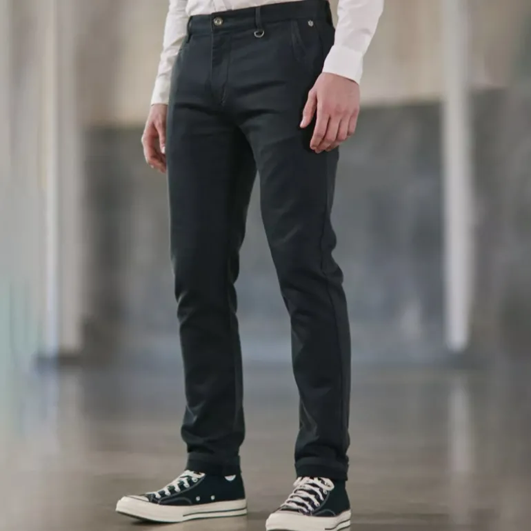 Pantalon chino Freeman T Porter Gino Epic noir