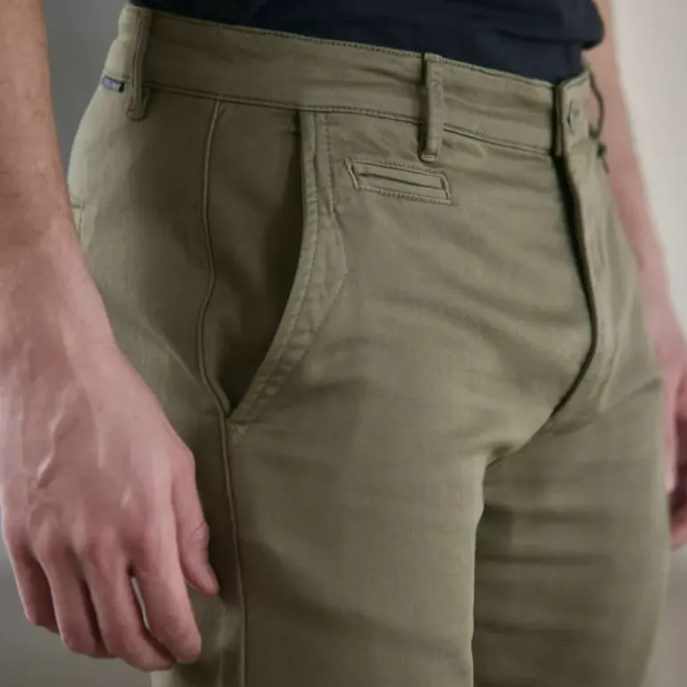 Pantalon chino Freeman T Porter Gino Epic kaki