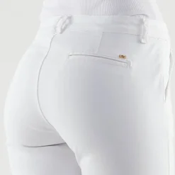 Pantalon chino Le Temps des Cerises modèle Lidy blanc