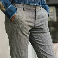 Pantalon city Freeman T Porter femme Claudia Pongo gris rayé