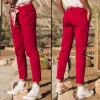 Pantalon Freeman T Porter femme Claudia Felicita rouge