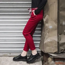 Pantalon Freeman T Porter femme Claudia rouge
