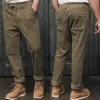 Pantalon velours Freeman T Porter homme Jake Corduroy kaki