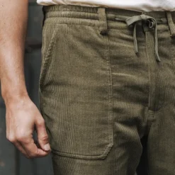 Pantalon velours Freeman T Porter homme Jake Corduroy kaki