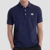 Polo bleu marine Replay Jeans pour homme
