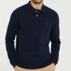 Polo manches longues Us Polo Assn bleu marine