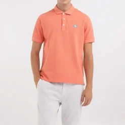 Polo rose Replay Jeans pour homme
