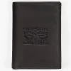 Portefeuilles Levi's ® Two Horses en cuir marron