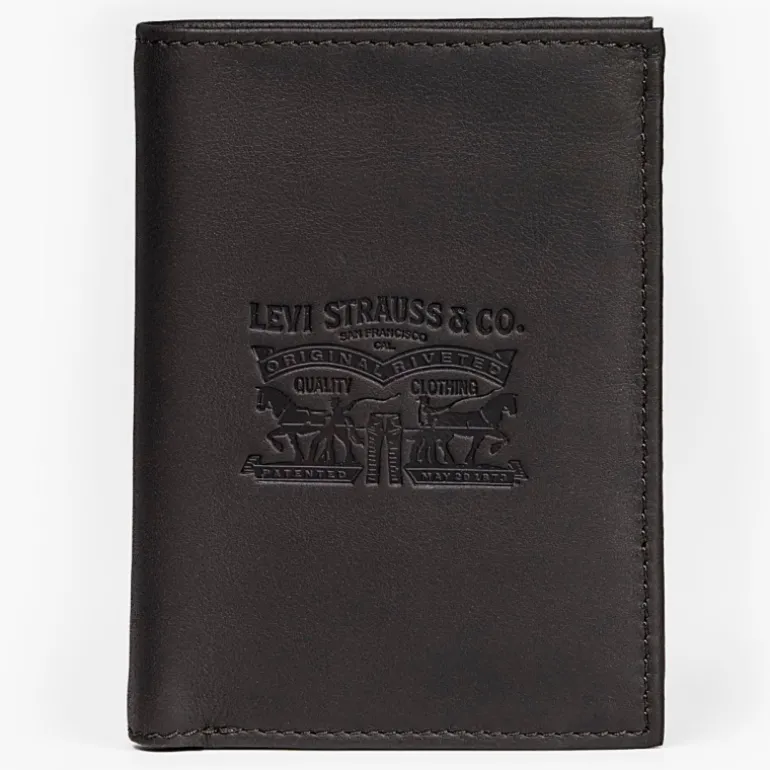 Portefeuilles Levi's ® Two Horses en cuir marron