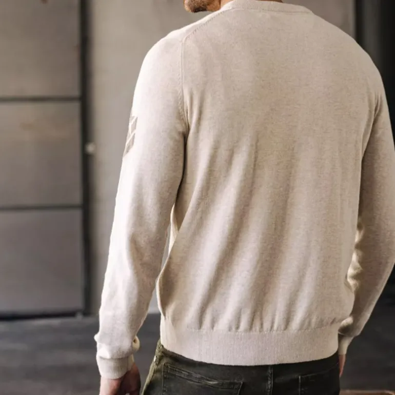 Pull col V Freeman T Porter Edgar beige