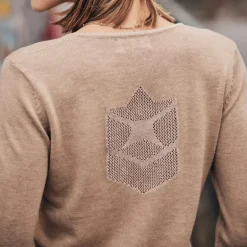 Pull femme Freeman T Porter Lorelia beige