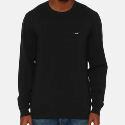 Pull Levis homme en maille fine noire