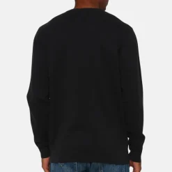 Pull Levis homme en maille fine noire
