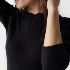 Pull noir Salsa pour femme