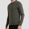 Pull Replay en coton et cachemire kaki