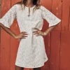 Robe blanche Freeman T Porter Lotisse Lace
