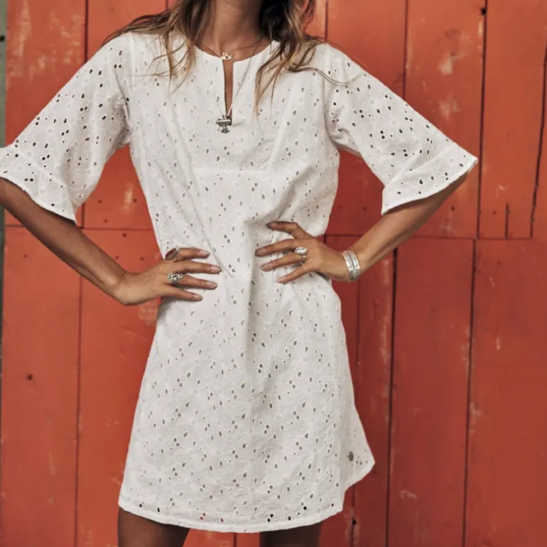 Robe blanche Freeman T Porter Lotisse Lace