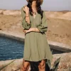 Robe Freeman T Porter femme Juna Kaki