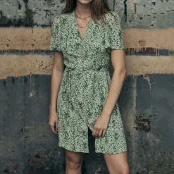 Robe Freeman T Porter Mila Bucolic liberty vert