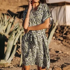 Robe Freeman T Porter Raffia Tigerly