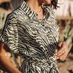 Robe Freeman T Porter Raffia Tigerly