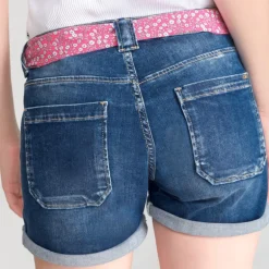Short en jean femme Le Temps des Cerises Bloom
