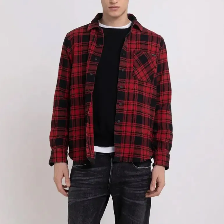 Sur Chemise en flanelle Replay Jeans pour homme