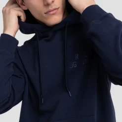 Sweat capuche Replay Jeans bleu marine