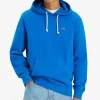 Sweat Levis homme bleu logo rouge