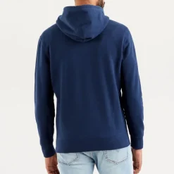 Sweat Levis homme bleu marine logo rouge