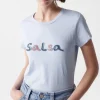 T Shirt bleu Salsa Jeans pour femme