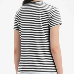 T Shirt femme Levi's ® Perfect Tee rayé noir et blanc