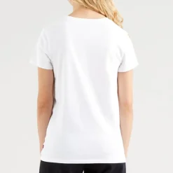 T Shirt femme Levi's ® The Perfect Tee blanc logo Batwing