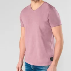 T Shirt Le Temps des Cerises homme Gribs rose