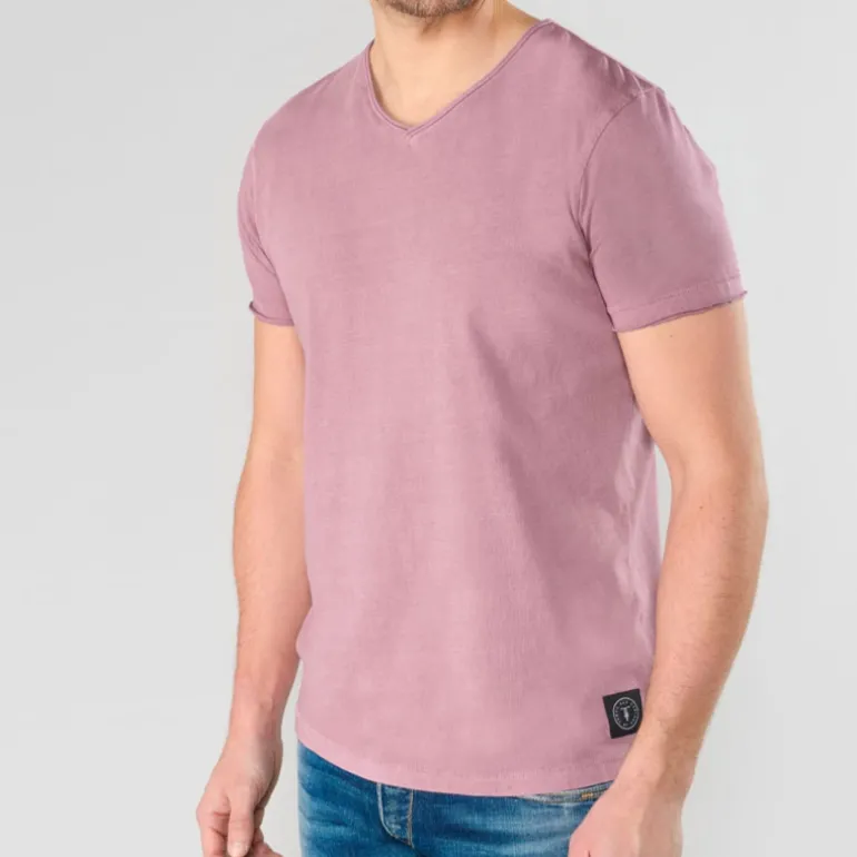 T Shirt Le Temps des Cerises homme Gribs rose