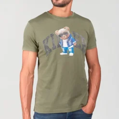 T Shirt Le Temps des Cerises homme Ray kaki
