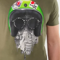 T Shirt Le Temps des Cerises homme Wenby kaki