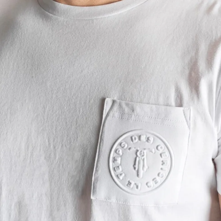 T Shirt Le Temps des Cerises homme Paia blanc