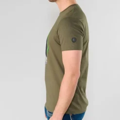 T Shirt Le Temps des Cerises homme Wenby kaki