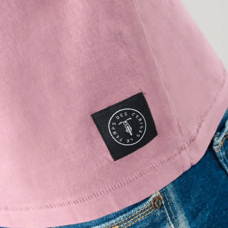 T Shirt Le Temps des Cerises homme Gribs rose