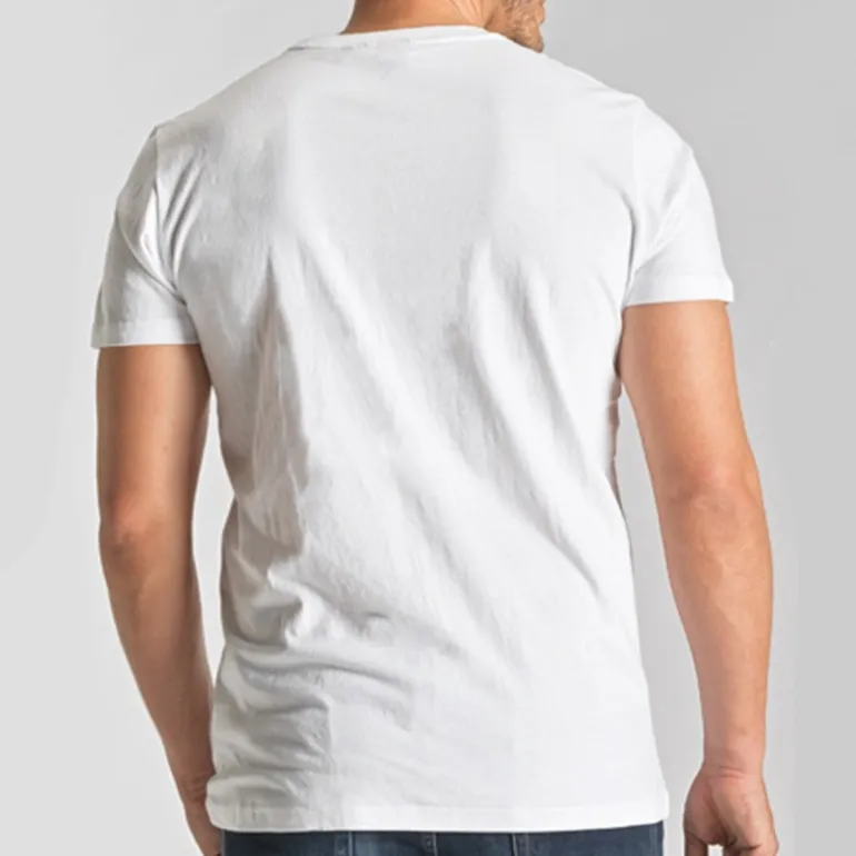 T Shirt Le Temps des Cerises homme Paia blanc
