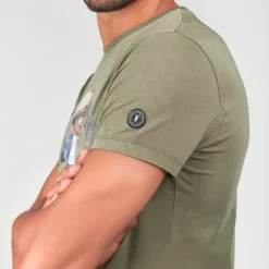T Shirt Le Temps des Cerises homme Ray kaki